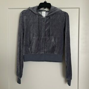 BRANDY MELVILLE JOHN GALT HOODED JACKET TOP SIZE ONE SIZE MSRP $34.00 NWT
